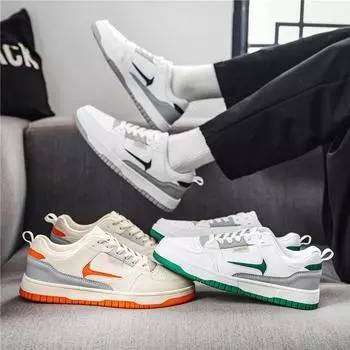 Мужская модная классическая повседневная обувь в стиле Чикаго в стиле ретро, дышащие спортивные кроссовки, мужская обувь, уличные кроссовки унисекс для тенниса и тренажерного зала 39 оранжевый/бежевый