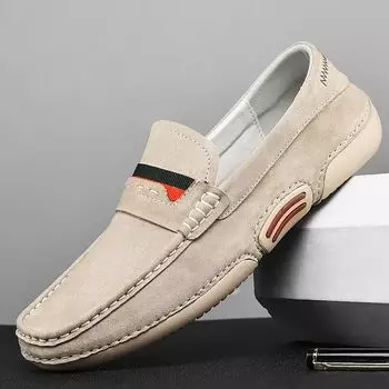 Мужская модная кожаная повседневная обувь 38