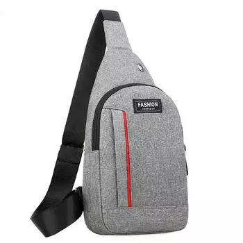 Мужская модная многофункциональная сумка через плечо, сумка через плечо, дорожная сумка-слинг, сумка-мессенджер, нагрудная сумка для мужчин Onesize серый