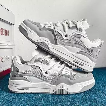 Мужская модная обувь для скейтбординга, обувь для скейтбординга, нескользящий дизайн, нескользящие повседневные кроссовки на шнуровке Sense Bread EU45/CN46 жёлтый