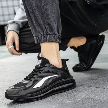 Мужская модная обувь, летняя дышащая спортивная обувь с сеткой, нескользящие легкие прогулочные дезодорирующие спортивные кроссовки для бега 39 белый