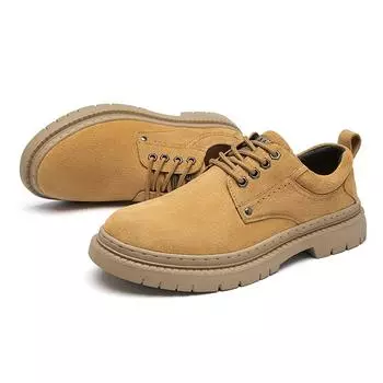 Мужская модная обувь в английском стиле, официальная обувь для мужчин, нескользящие ботильоны, повседневная обувь для активного отдыха 39 золотистый