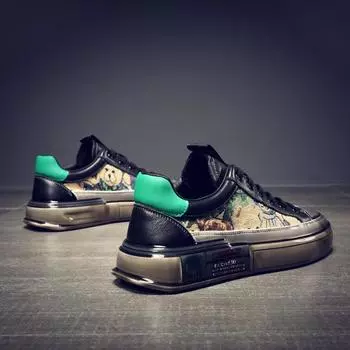 Мужская модная осенняя спортивная обувь — стильные, высококачественные, дышащие кроссовки 43 (One size larger)