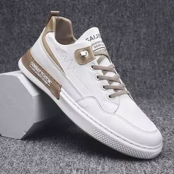 Мужская модная парусиновая обувь, удобные повседневные кроссовки на шнуровке, мужские трендовые однотонные прогулочные туфли с круглым носком, удобная дышащая обувь 40