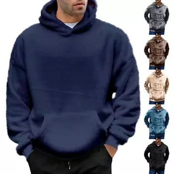 Мужская модная повседневная флисовая куртка со стоячим воротником, теплая куртка для альпинизма, флисовая куртка L чёрный