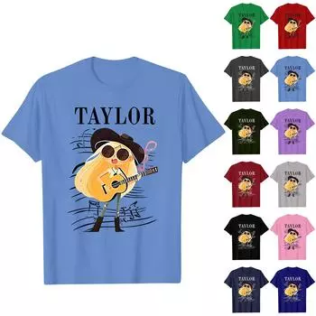 Мужская модная повседневная футболка с принтом, пуловер с круглым вырезом, топ с короткими рукавами L армия зеленый