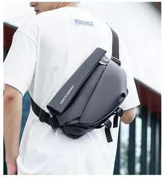 Мужская модная повседневная сумка-слинг, большая вместительная нагрудная сумка, прочная оксфордская дорожная сумка на одно плечо