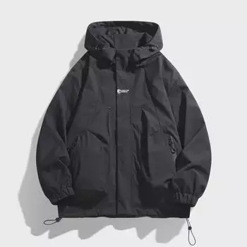 Мужская модная рабочая куртка 2024 года — стильная одежда для альпинизма на весну и осень Double Extra Large