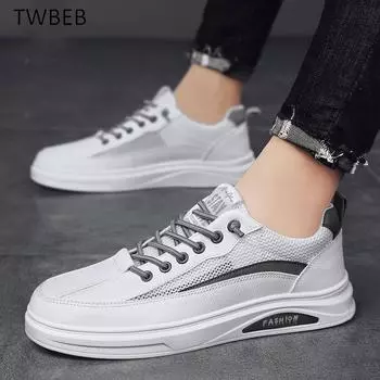 Мужская модная сетчатая повседневная обувь, мужские кроссовки для бега, обувь для ходьбы на открытом воздухе, новая нескользящая обувь на плоской подошве для мужчин, обувь для скейтбординга 39 бежевый