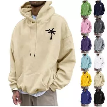 Мужская модная свободная мужская и женская толстовка с капюшоном с длинным рукавом и принтом с капюшоном XXXL