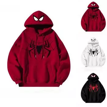 Мужская модная толстовка с капюшоном и длинными рукавами с принтом L чёрный