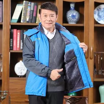 Мужская модная водонепроницаемая флисовая толстая теплая куртка осень-зима удобная спортивная повседневная свободная парка с капюшоном 9XL чёрный