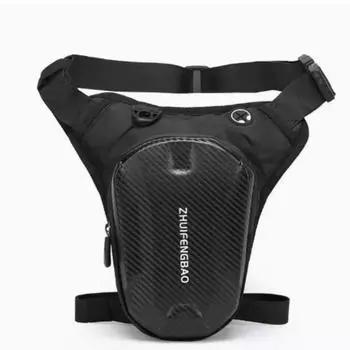 Мужская мотоциклетная сумка для ног для кемпинга, отдыха, поясная сумка, сумка для путешествий, походов, альпинизма, активного отдыха, карманная, водонепроницаемая чёрный