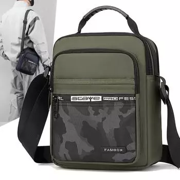 Мужская нагрудная сумка через плечо, роскошный дизайн, прочная нейлоновая сумка, нагрудная сумка, винтажная мужская сумка для отдыха, сумка через плечо серый