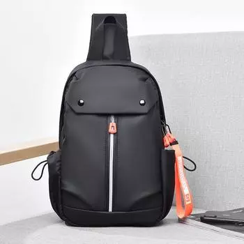 Мужская нагрудная сумка через плечо Сумка для занятий спортом на открытом воздухе Сумки на плечо Деловые мужские сумки чёрный