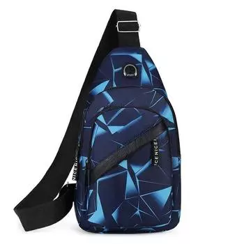Мужская нагрудная сумка, многофункциональная сумка через плечо, модная спортивная сумка на одно плечо, нагрудная сумка на одно плечо для активного отдыха
