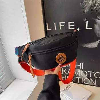 Мужская нагрудная сумка, повседневная японская универсальная спортивная мужская сумка, сумка через плечо, модная поясная сумка, сумка через плечо