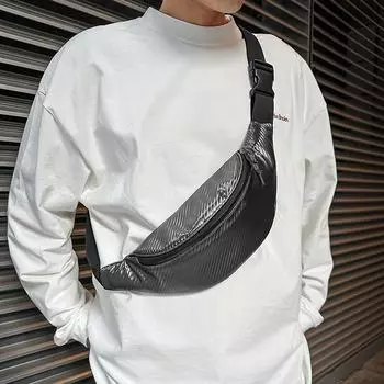 Мужская нагрудная сумка, спортивная поясная сумка, сумка через плечо, водоотталкивающая сумка через плечо серый