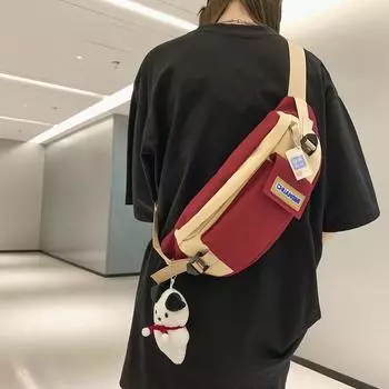 Мужская нагрудная сумка Женская сумка через плечо Сумка через плечо чёрный