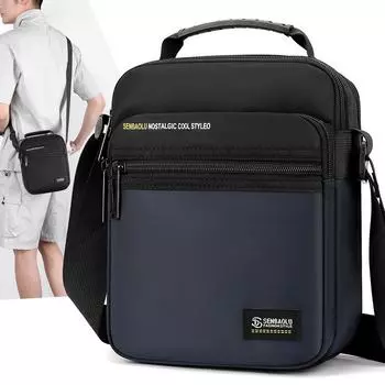 Мужская нейлоновая сумка через плечо, деловая сумка через плечо, сумка-мессенджер хаки