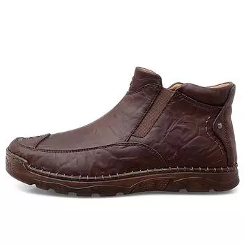 Мужская новая кожаная спортивная обувь на открытом воздухе, повседневная обувь, деловая кожаная обувь для доски, ботинки 38