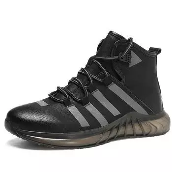 Мужская новая кожаная спортивная обувь на открытом воздухе, повседневная обувь, деловая кожаная обувь для доски, ботинки 38