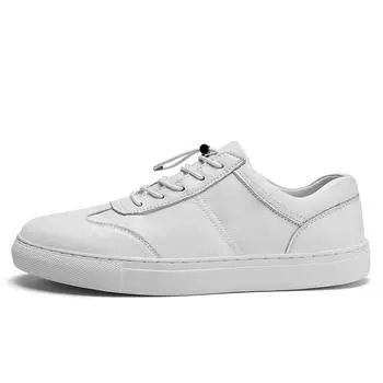 Мужская новая кожаная спортивная обувь на открытом воздухе, повседневная обувь, деловая кожаная обувь для доски 38