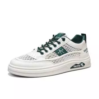 Мужская новая летняя летающая сетчатая поверхность дышащая мужская повседневная спортивная обувь плоская обувь для бега мужская нескользящая 39