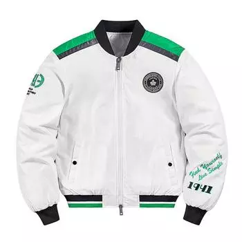 Мужская новая осенне-зимняя модная теплая летная куртка с лацканами, молодежный повседневный хлопковый топ L