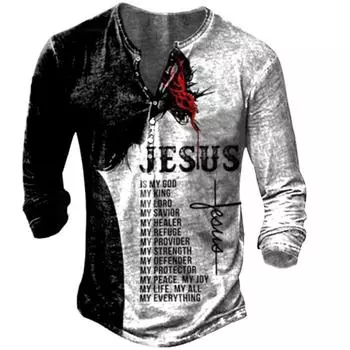 Мужская новая повседневная футболка с длинным рукавом на пуговицах из 100% полиэстера, быстросохнущая футболка S