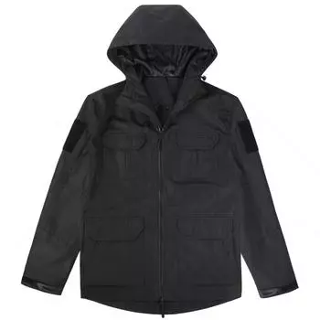 Мужская новая повседневная ветровка с капюшоном и несколькими карманами для отдыха на открытом воздухе, куртки для пар для мужчин и женщин S
