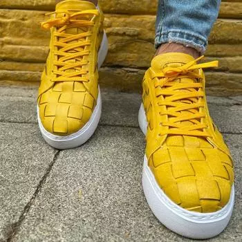 Мужская обувь 2023 года, новинка весна-лето, модная повседневная желтая мужская обувь, модная обувь CH209 OBT Vimini