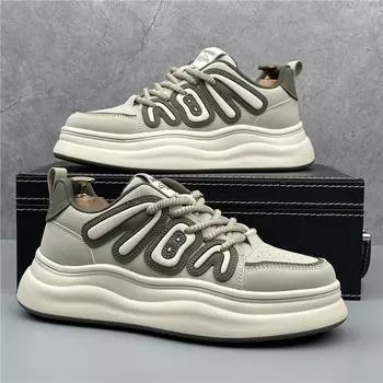 Мужская обувь 2024 года, модные кроссовки высокого качества, универсальные белые кроссовки для скейтбординга, повседневная обувь для мужчин, теннисные туфли Masculino 38 зелёный