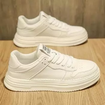 Мужская обувь 2024 года, модные кроссовки высокого качества, универсальные белые кроссовки для скейтбординга, повседневная обувь для мужчин, теннисные туфли Masculino 39