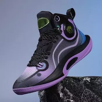 Мужская обувь 2024 года, новые сетчатые дышащие баскетбольные спортивные кроссовки, спортивные студенческие сверхлегкие амортизирующие кроссовки для бега 36 розовый