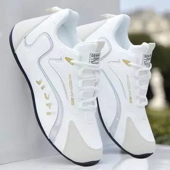 Мужская обувь 2024 года, новый модный тренд, четыре сезона, спортивная универсальная, мягкая подошва, удобная, белая обувь, мужская спортивная обувь 39