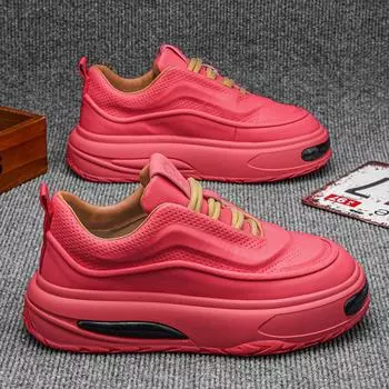 Мужская обувь 2024 года, осень, новый тренд, толстая подошва, увеличивающая рост, спортивная обувь для серфинга, молодежная, молодежная, универсальная, повседневная обувь 39 хаки