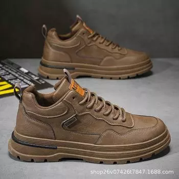 Мужская обувь 2024 года, осенне-зимняя универсальная повседневная обувь, мужские низкие спортивные туфли для серфинга, мужская осенне-зимняя повседневная обувь на толстой подошве 39