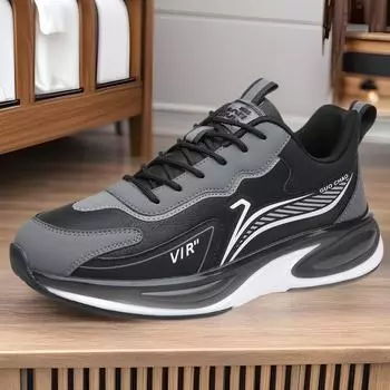 Мужская обувь 2024 года, осенняя повседневная молодежная спортивная обувь для бега на платформе, легкая, студенческая обувь для папы, тренд 38