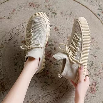 Мужская обувь 2024 года, весенние кокосовые туфли, летающие плетеные повседневные спортивные туфли, сетчатые дышащие кроссовки, износостойкие и нескользящие рабочие туфли 35 чёрный