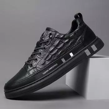 Мужская обувь 2024 года, весна, новые, дышащие, однопедальные, повседневные туфли, однотонные, универсальные, спортивные, мужские туфли для сноуборда 39 белый