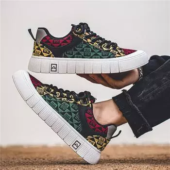 Мужская обувь 2024 года, весна, новые кожаные туфли на платформе, повседневные мужские туфли, студенческие модные тенденции, низкие универсальные туфли 39