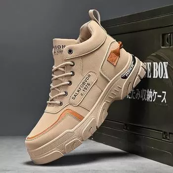 Мужская обувь 2024 года, весна, новые высокие ботинки Martin в британском стиле, спортивные ботинки для альпинизма на открытом воздухе, модная универсальная обувь 39
