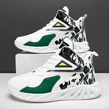 Мужская обувь 2024 года, зимняя мода, повседневная обувь для активного отдыха, спортивный стиль, бархатная хлопковая обувь, индивидуальный уличный комфорт 39 бежевый