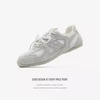 Мужская обувь 2025 года, летняя сетка, новая весенне-летняя дышащая сетчатая тенденция, модная универсальная мягкая подошва, белые туфли, повседневная обувь 39 хаки