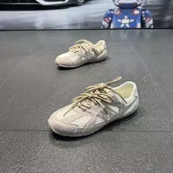 Мужская обувь 2025 года, летняя сетка, новая весенне-летняя дышащая сетчатая тенденция, модная универсальная мягкая подошва, белые туфли, повседневная обувь 39 хаки