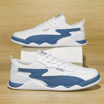 Мужская обувь 2025 года, лето, новая мягкая подошва, нескользящая спортивная обувь Forrest Gump, молодежный тренд, мужская красивая повседневная обувь для кампуса 39 чёрный