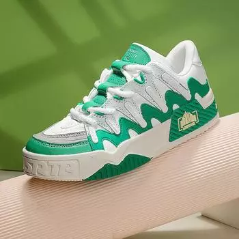 Мужская обувь 2025 года, новая летняя универсальная нишевая оригинальная повседневная обувь на плоской подошве, спортивная обувь на платформе, увеличивающая высоту каблука, обувь для прилива 39 оранжевый