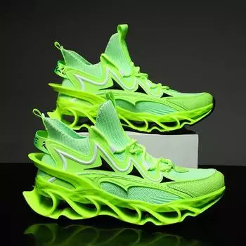 Мужская обувь 2025 года, новая весна, клинок, большой размер, спортивная обувь, универсальная, летняя, летающая, плетеная, папина, кроссовки, мужская, модная обувь 39