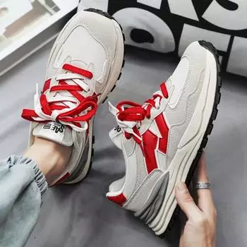 Мужская обувь 2025 года, новая зимняя обувь с нескользящей подошвой для бега, спортивная обувь Forrest Gump, повседневная обувь для подростков, увеличивающая рост, модная обувь для пап 39